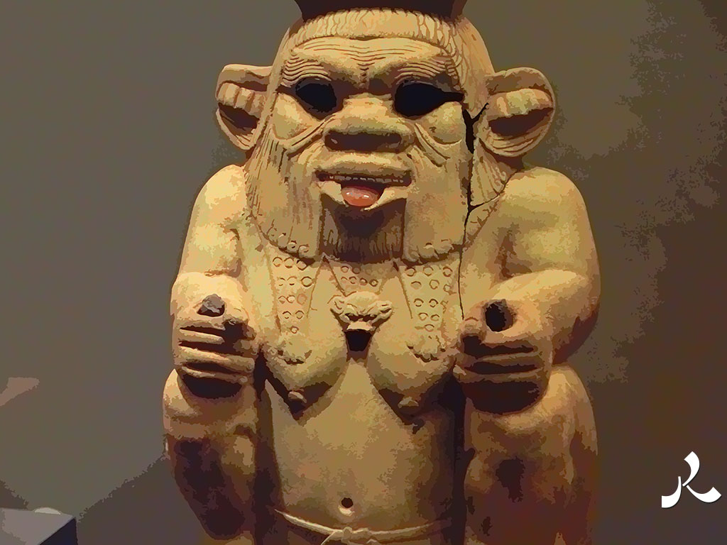 le dieu Bès, au Louvre