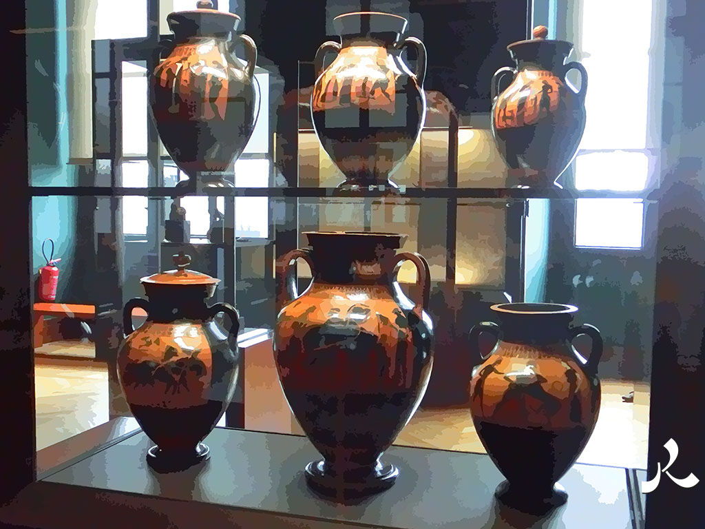 vases grecs au Louvre