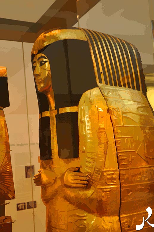 sarcophage égyptien, de Londres