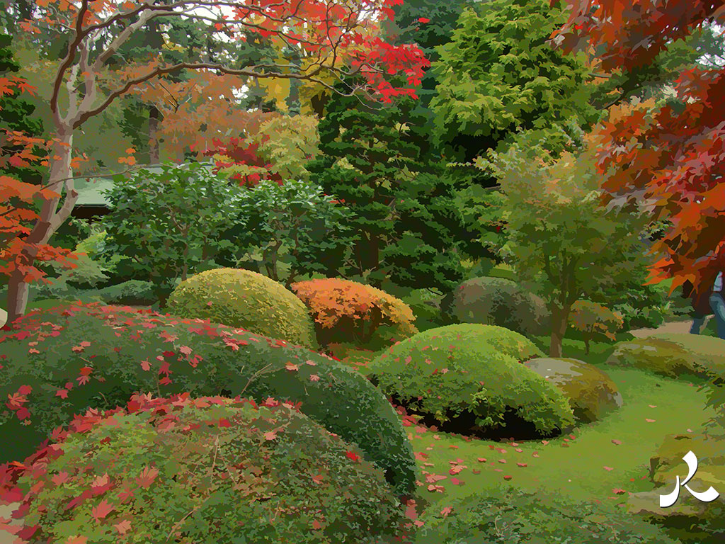 le jardin d'Albert Kahn en automne