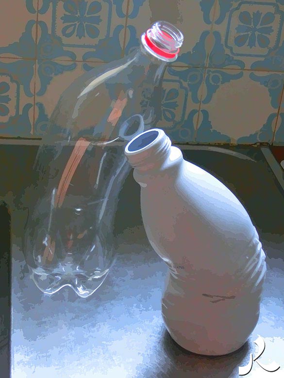 bouteilles en plastique